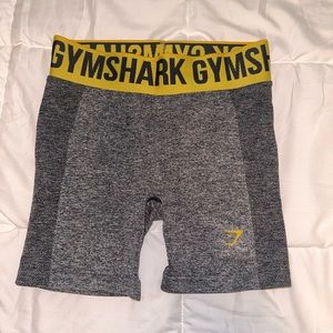 Gymshark Flex Shorts Grey/Yellow Size XS